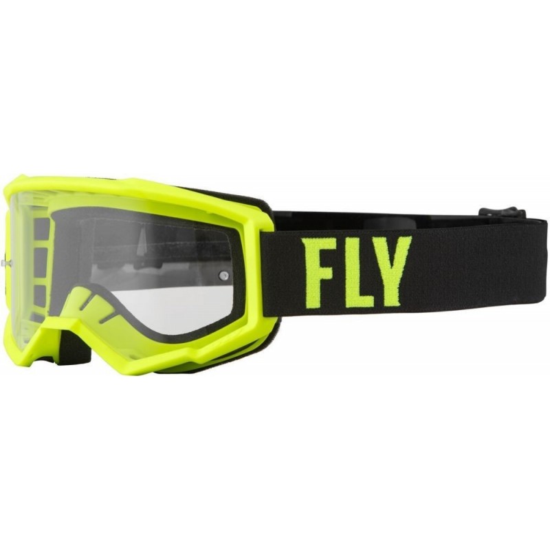 FLY RACING MASQUE FOCUS JAUNE FLUO/NOIR 2022