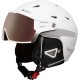 CAIRN Casque SHUFFLE S-VISOR PHOTOCHROMIC - WHITE