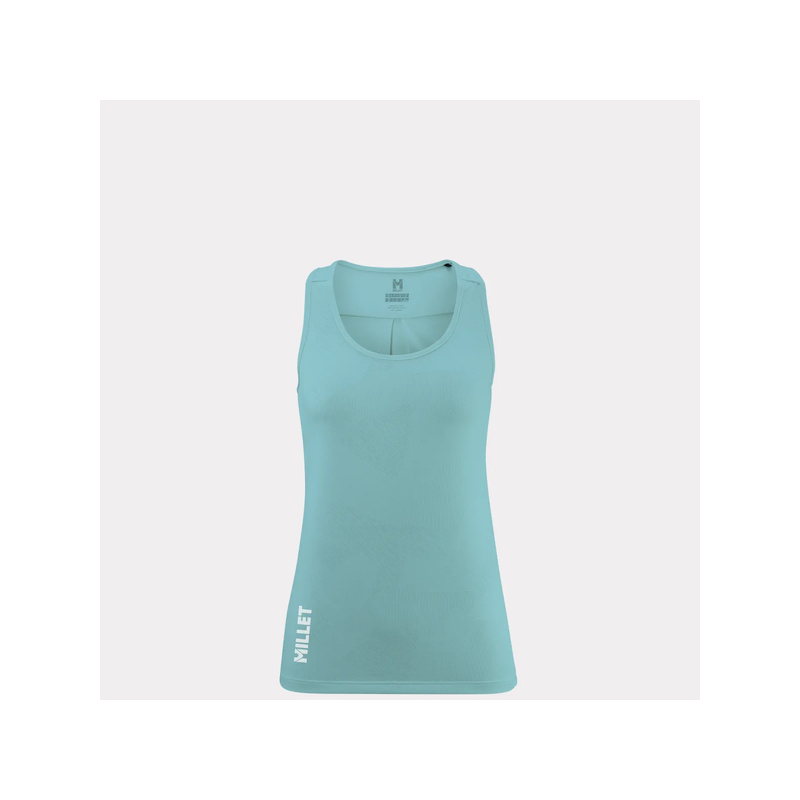 MILLET W HIKING JACQUARD TANK ARUBA BLUE DEBARDEUR FEMME 2024