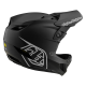 TLD D4 POLYACRYLITE HELMET STEALTH BLACK 2024