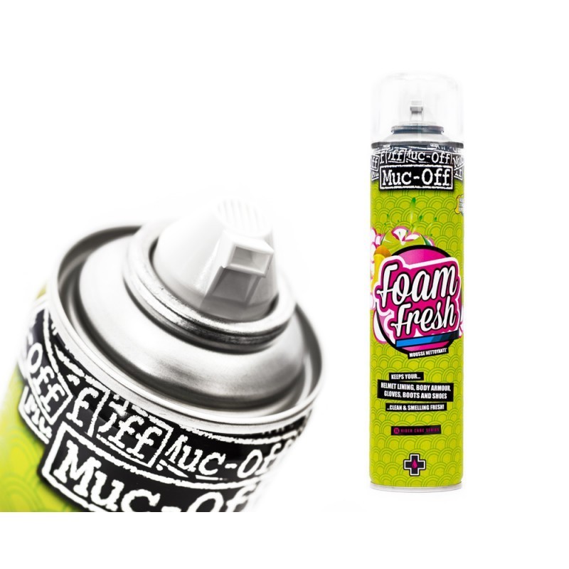 MUC OFF MOUSSE NETTOYANTE POUR CASQUE FOAM FRESH 400ML 2024