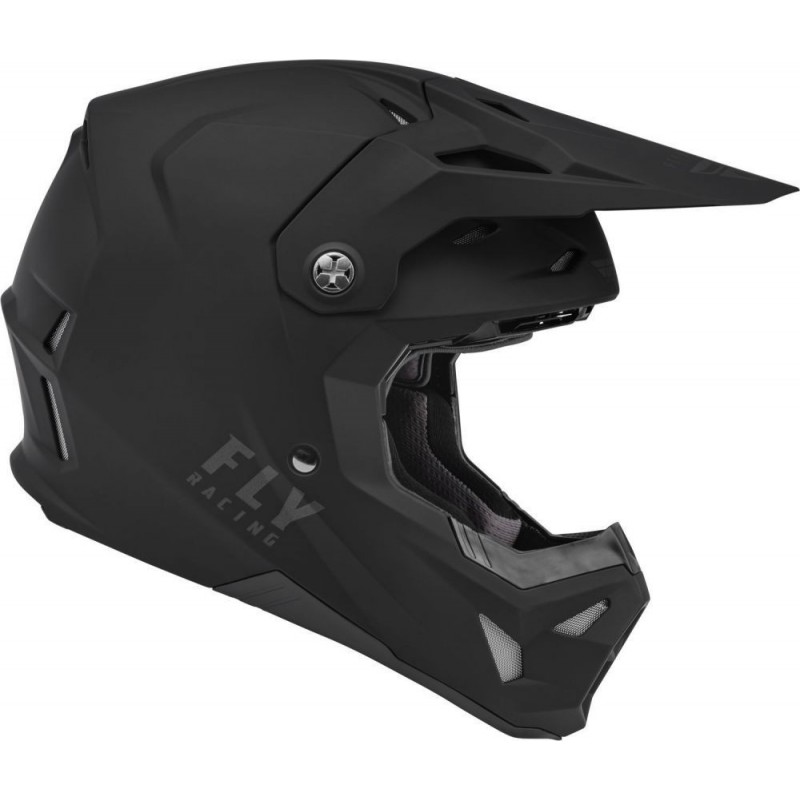 FLY RACING CASQUE FORMULA CP SOLID NOIR MAT 2024